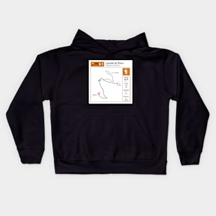 Madeira Island PR6.1 LEVADA DO RISCO trail map Kids Hoodie